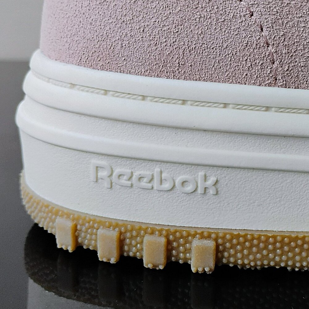 Reebok Women's Club C Geo Mid Lightweight Platform Sneaker in Lovely Light Pink - Picture 6 of 15